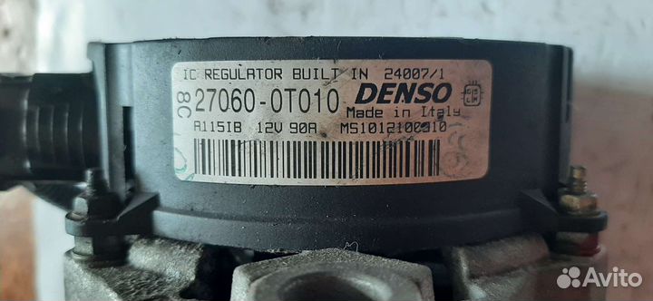 Генератор toyota corolla e150 1zrfe