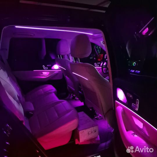 Подсветка спикюнок сидений Brabus GLE / GLS