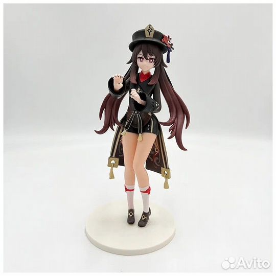 Фигурка аниме девушка в шляпе ху тао