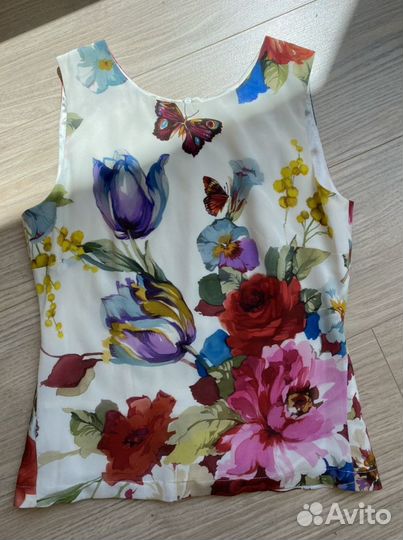 Топ шелковый