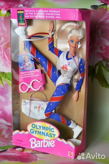 Нрфб. Барби 90х и шарнирная барби Olympic Gymnast