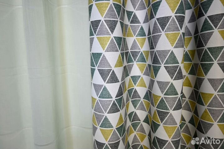 Прямые шторы классические