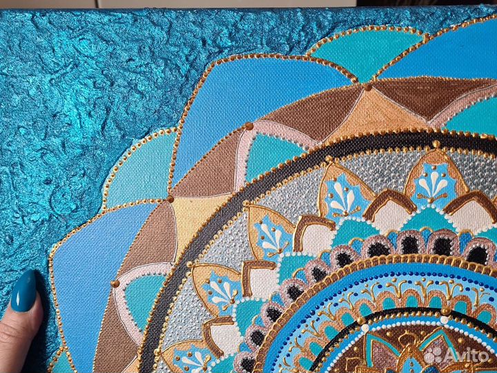 Мандала акрилом