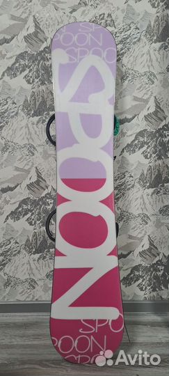Сноуборд Spoon 138cm+Крепления
