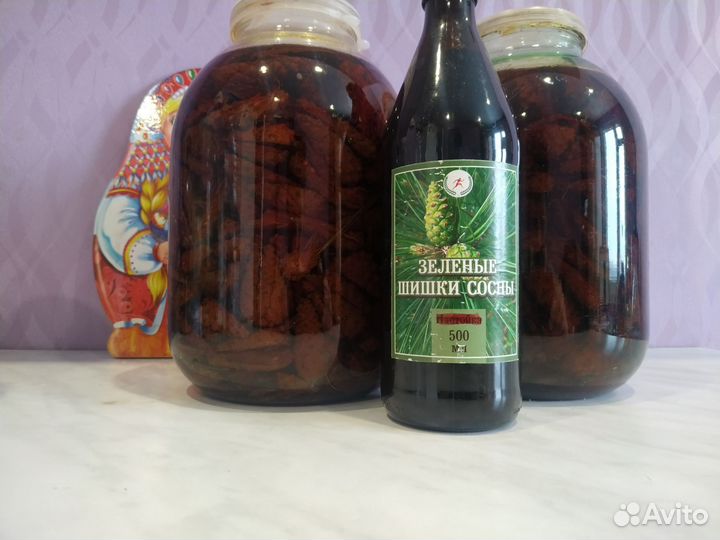 Шишки сосновые