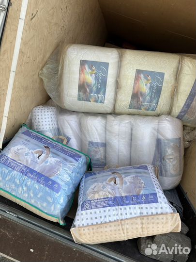 Одеяло подушки лебяжий пух