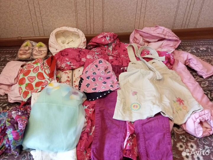 Детские вещи пакетом для девочек 1-1.5