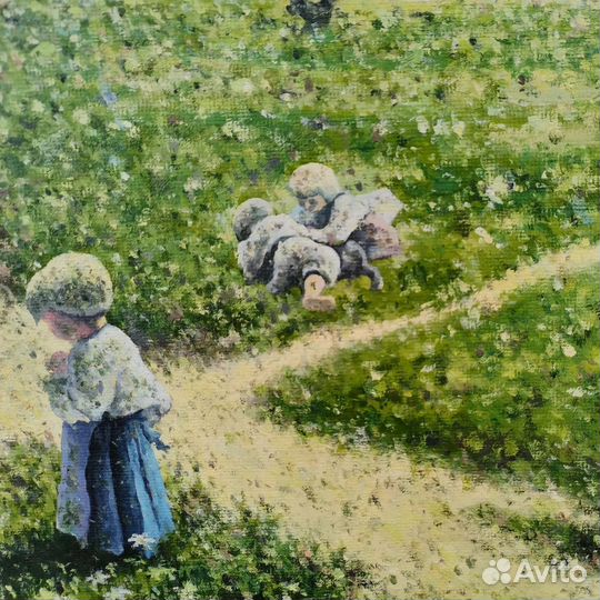 Картина маслом на холсте большая