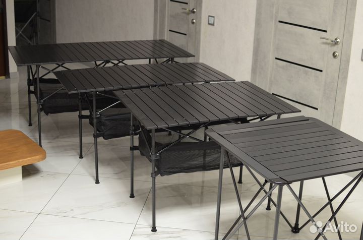 Стол реечный, складной, туристический 153*80