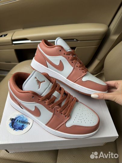Кроссовки Nike Air Jordan 1 low Sky J Orange