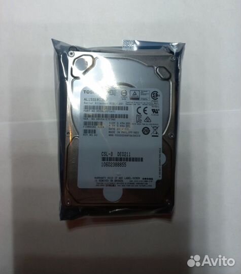 Toshiba 300GB 10K SAS 12G SFF AL15SEB030N NEW