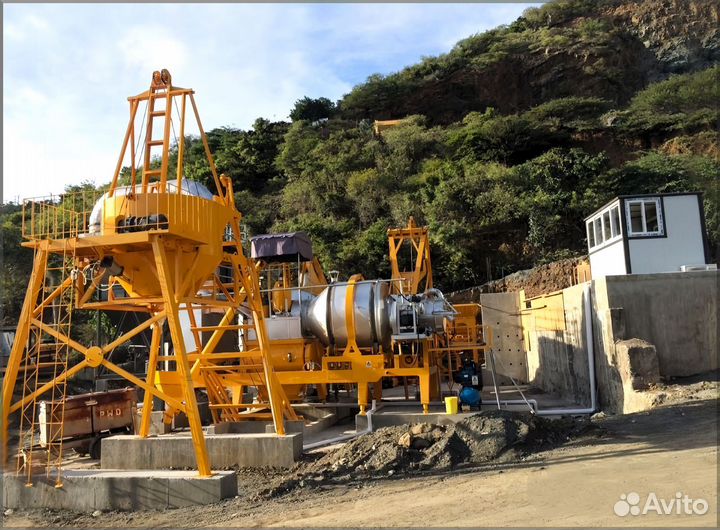 Мобильный асфальтобетонный завод QLB 60 (60 т/час)