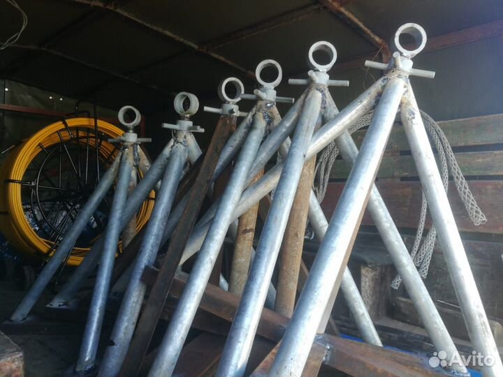 Лебёдка для протяжки кабеля