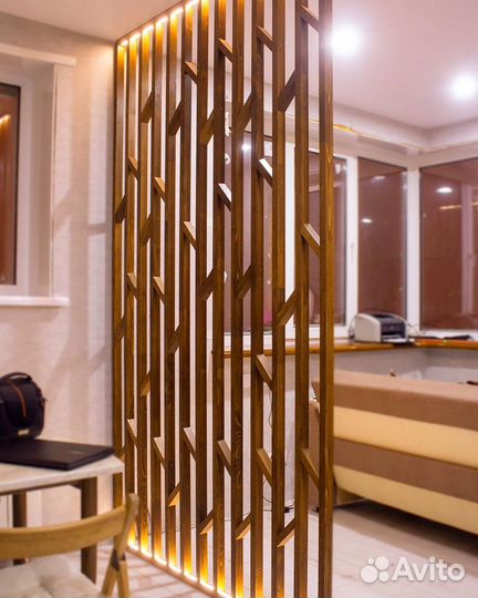 Перегородка из реек