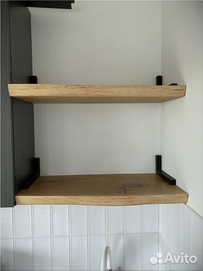 Полочка из слэба дуба