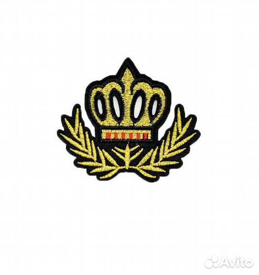 Нашивки на одежду корона заплатка термонашивки