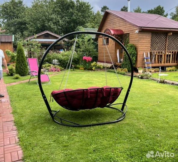 Подвесной диван-качели 