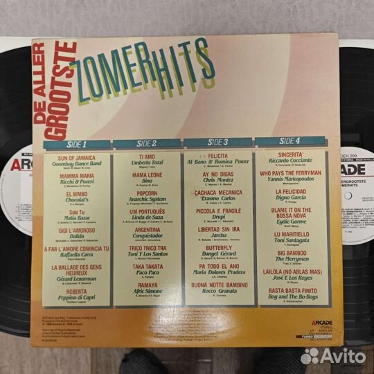 Итальянцы - De Allergrootste Zomerhits (2LP, 1986)