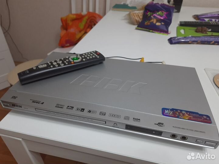 Dvd плеер с караоке BBK и дисками с песнями