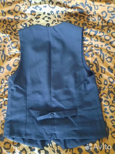Школьный жилет синий 146