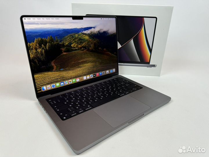 Идеальный Macbook Pro 14 1Tb комплект рст + чек
