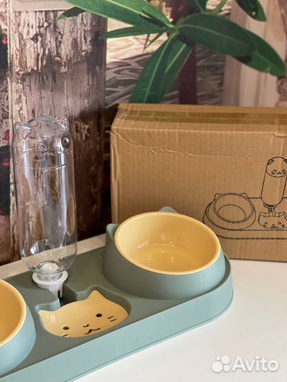 Миска для кошек с автопоилкой