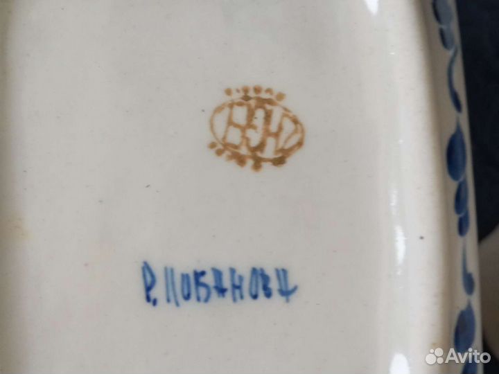 Гжель. Ваза. Конфетница