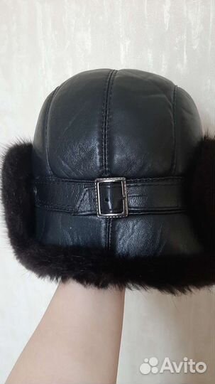 Норковая шапка мужская