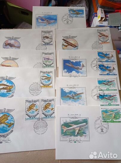 Конверт с маркой СССР