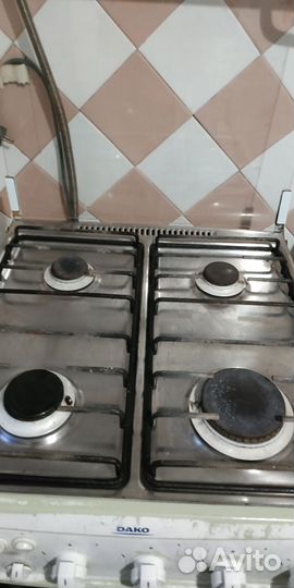 Плита газовая, бу, с рабочей духовкой