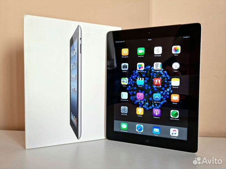 iPad 3 Cellular 64 Gb Black + Коробка + Чехол