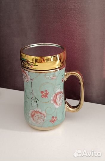 Кружка с крышкой