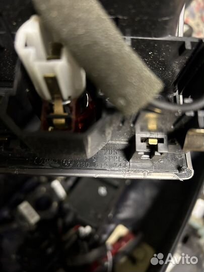 Воздуховод дефлектор задний audi a6 c5