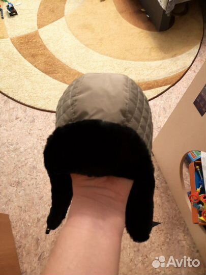 Шапка зимняя для мальчика натуральный мех