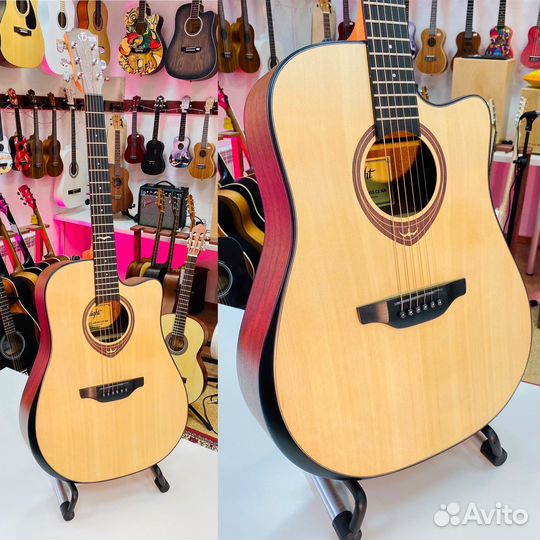 Электроакустическая гитара Flight Новая