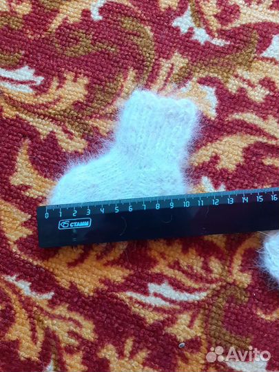 Детские носочки из собачьей шерсти