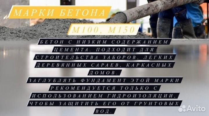Бетон В7,5