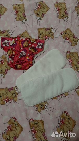 Подгузник многоразовый + 2 вкладыша