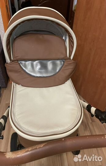 Коляска 2 в 1 эко кожа