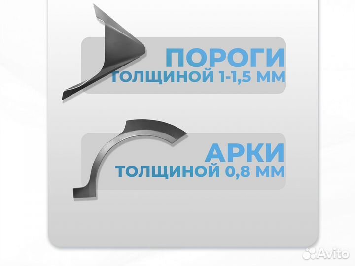 Ремонтные пороги и арки для Pontiac Шадринск