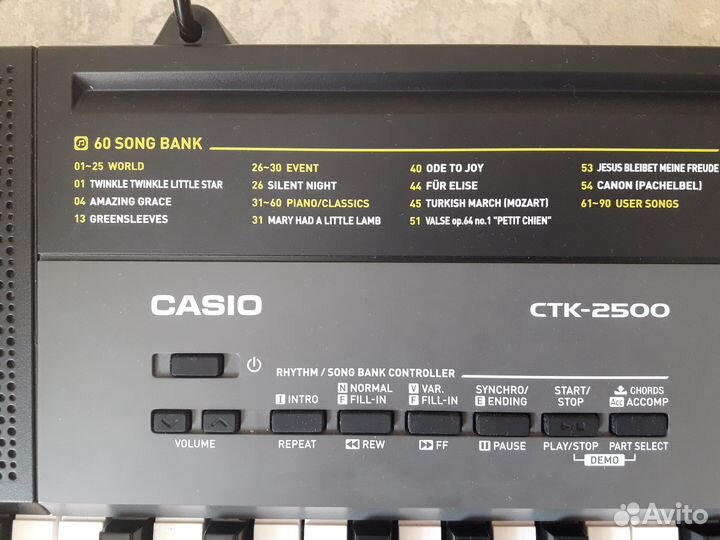 Синтезатор Casio CTK-2500