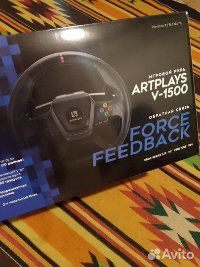 Игровой руль artplays v 1500 c FFB