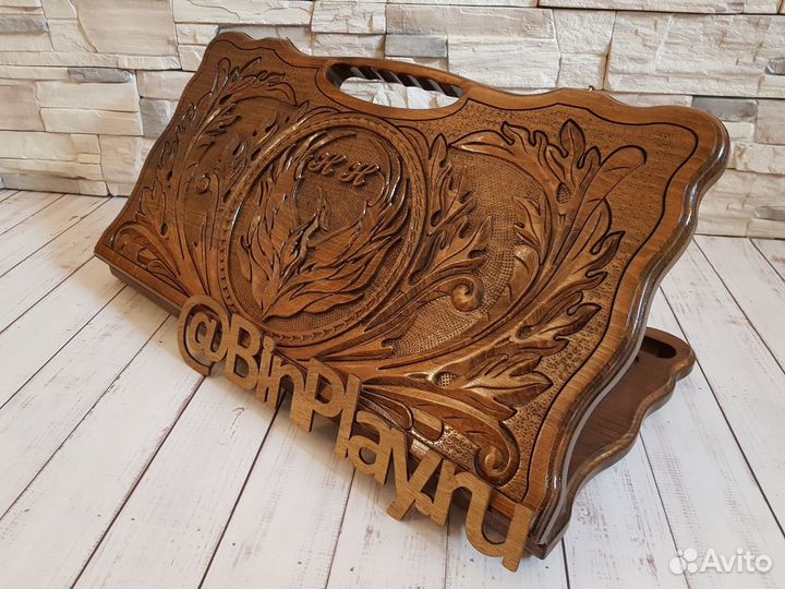 Нарды Резные Птица Феникс