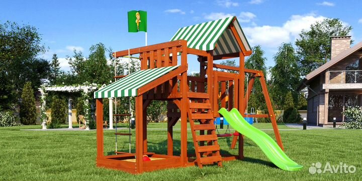 Спортивный комплекс Савушка TooSun 3 с песочницей