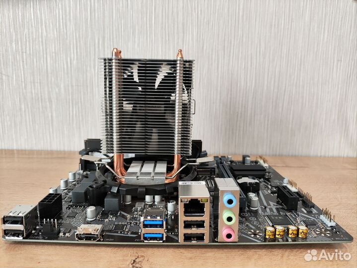 Комплект lga1200: i3 10100f + h470 + 16Gb + кулер