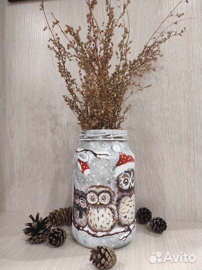 Ваза Карандашница Светильник