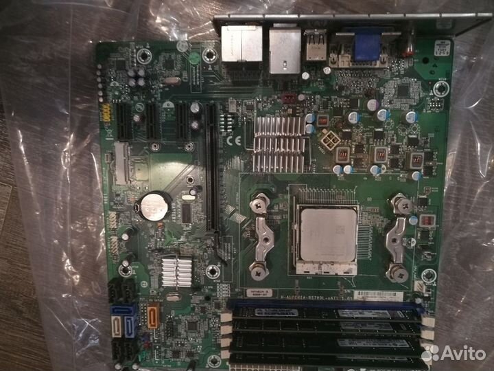 Материнская плата AM3 Foxconn 2aa9, дисковод, бп