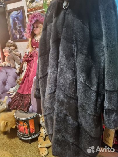 Шуба норковая 48 50 бу