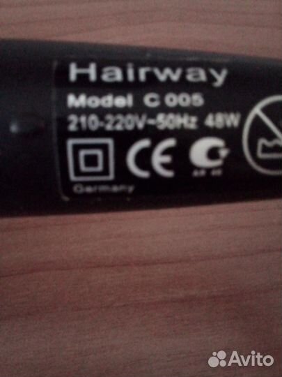 Плойка для волос бу в отличном состоянии рабочая