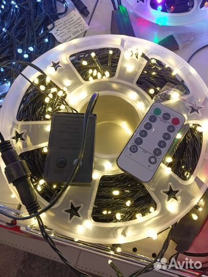 Гирлянды нити led